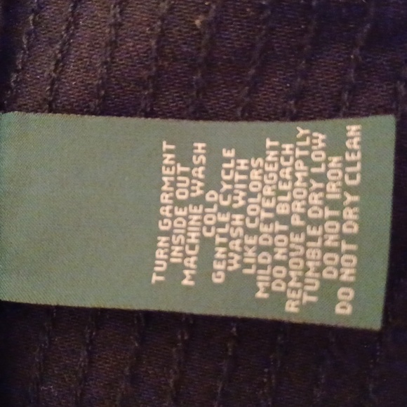 Ralph Lauren Metallic Glaze Black Denim Jacket - Picture 9 of 11